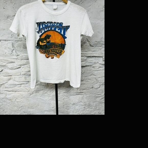 Jimmy Buffett Coral Reefer Band 1979 Tour Turtle T Shirt VERY Rare Single Stitch - Picture 1 of 9